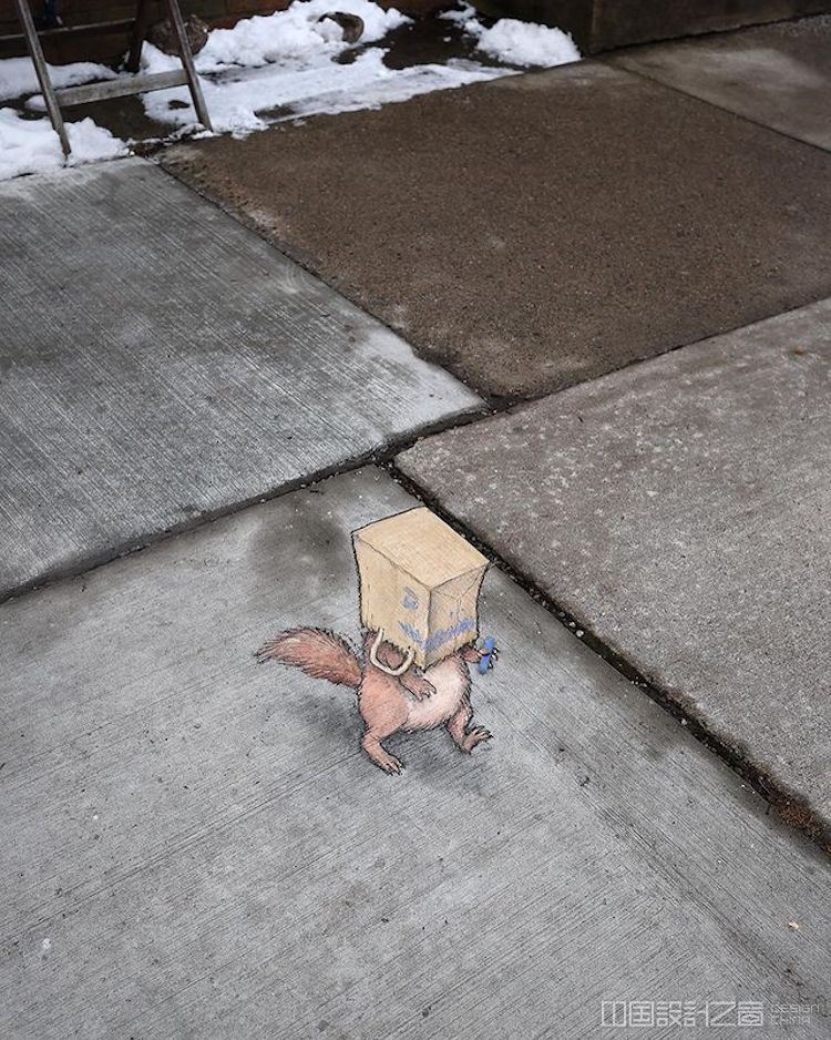 Chalk Art by David Zinn