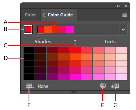 在 Illustrator 中使用颜色组（协调）