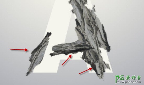 PS石头艺术字制作教程：设计个性的岩石字体、怪石嶙峋的艺术字