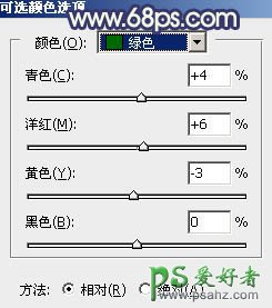 ps调色教程：巧用云彩滤镜等工具给美女外景照调出梦幻淡绿色效果