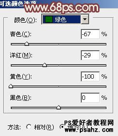 PS调色教程：为草地上的欧美少妇调出迷人的粉色