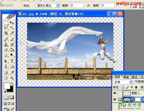 photoshop制作飞出的立体人物边框实例教程