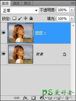 photoshop给旷野性感的美女调出淡黄的古典色