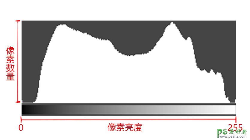 PS照片后期技巧教程：学习摄影前后期使用直方图，理解照片的直方