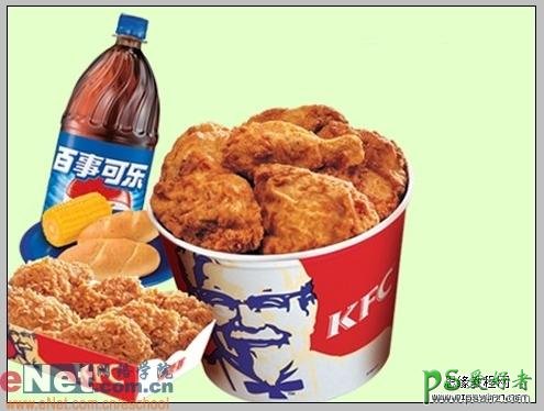 photoshop创意合成一幅肯德机食品广告海报