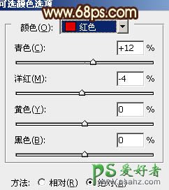 PS调色教程：给一对接吻中的情侣婚片调出落日霞光色