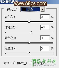 PS调色教程：给一对接吻中的情侣婚片调出落日霞光色