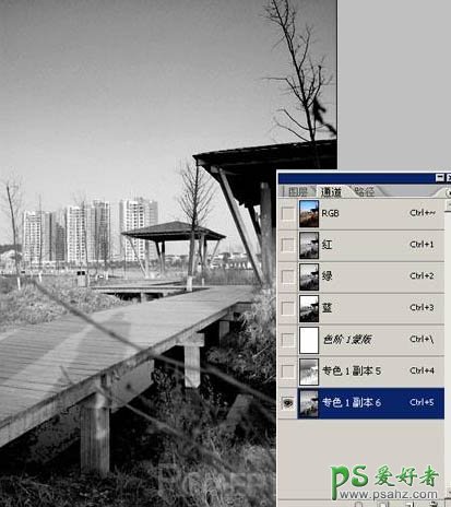 photoshop调出时尚流行的青黄色公园风景图片