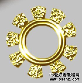 PS文字特效：设计红色复古宝石金边字，红宝石字