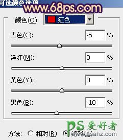 PS给欧美少女森林艺术照调出青黄灿烂的效果