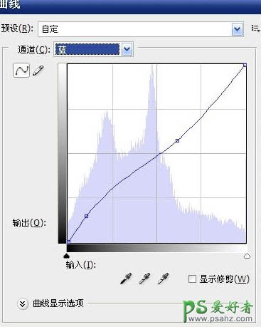 photoshop调出淡蓝艺术效果海景婚纱照