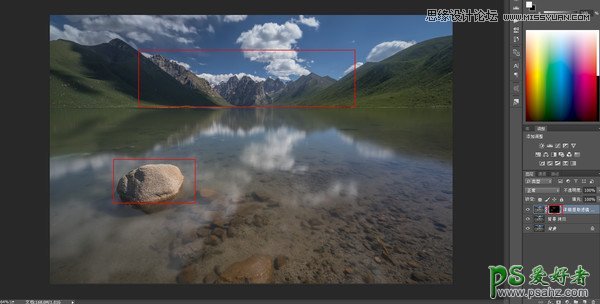 Photoshop修图技巧教程：详细讲解户外风光摄影后期修图的技巧。