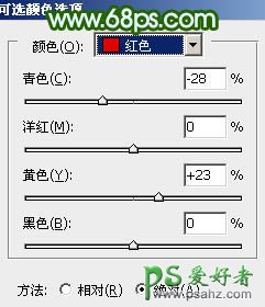 PS调出清爽的在水边洗脚的少女婚纱照