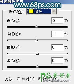 PS给室内人物照调出柔和的淡红色调