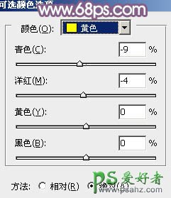 PS调色教程：给性感美少女艺术照调出日系流行的淡黄色