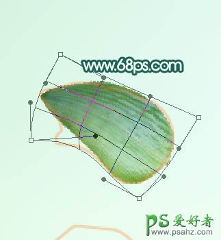 PS字体特效教程：设计清新唯美风格的端午节棕叶字体-玉石字体