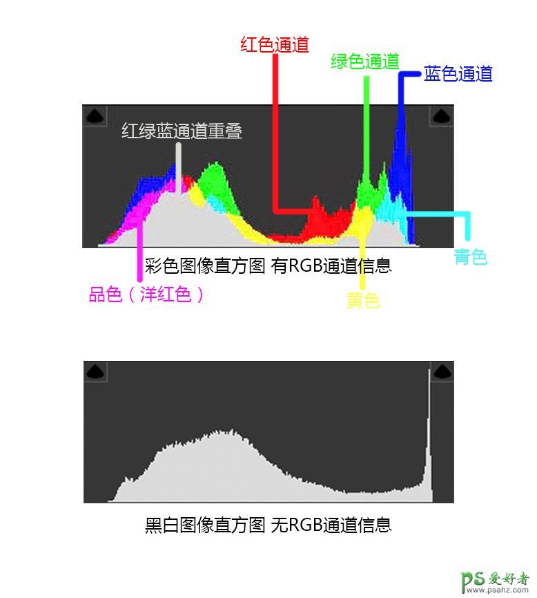 PS照片后期技巧教程：学习摄影前后期使用直方图，理解照片的直方