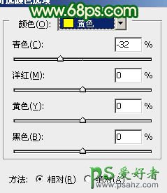 PS调色教程：给可爱的美女图片调出光亮的淡黄色