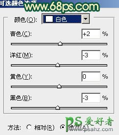 PS给绿调新清少女写真照调出个性粉橙色效果