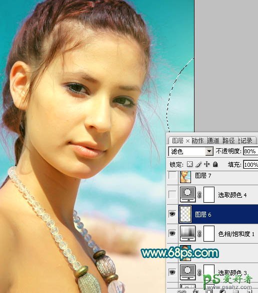 photoshop调出暖黄色美女人体艺术照