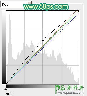 PS调色教程：给漂亮美女写真照调出清爽的甜美色彩