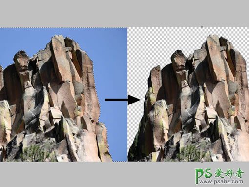Photoshop图片合成实例：利用多种景观素材图合成用神圣的石头雕