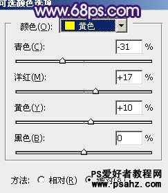 PS调色教程：给黑丝网袜美女图片调出古典暗调蓝红色