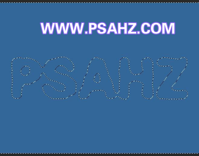 PS字体设计教程：制作胖胖的蓝色塑料效果字体，立体塑料字。