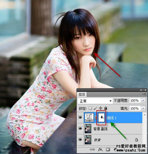 photoshop调出忧郁的少女灰度艺术色调