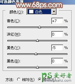 PS调色教程：给室内美女照片调出甜美的淡蓝色