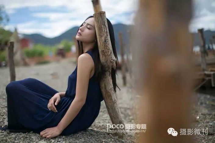 PS人像调色教程：打造暗色调的情绪风，低饱和柔美色调少女人像