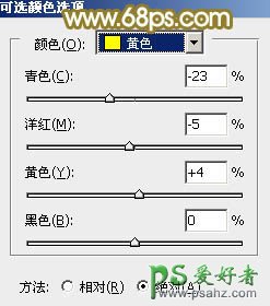 PS调色教程：给树林中的少女艺术照调出朦胧的淡黄色