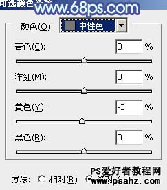 PS韩系风格调色教程：给街景上漫步的情侣图片调出韩系蓝色调