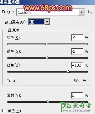 PS调色教程：给清纯少女写真照调出甜美的古典色彩