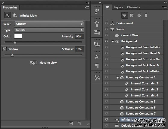 Photoshop CS6 制作3D字母特效教程实例