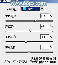 PS调色教程：给偏暗的清纯小美女图片调出淡淡的青红甜美色