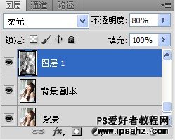 PS调色教程：给柔情的美女照片调出柔美粉色调