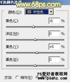 PS调色教程：给马路上的美女调出柔和的阳光色调