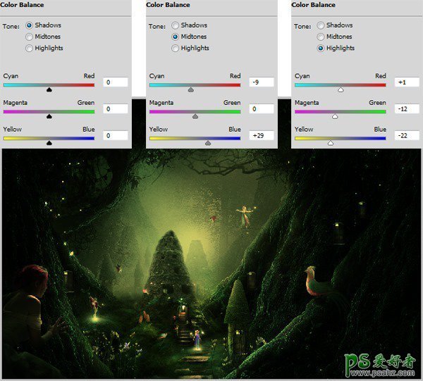 PS魔幻场景合成教程:打造森林深处童话世界里奇幻的精灵场景特效