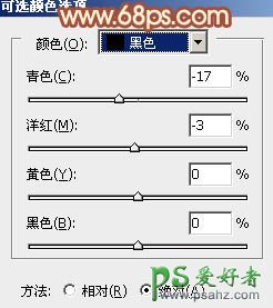 PS调色教程：给树林中的性感美女调出暖暖的橙红色