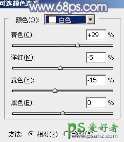 PS给清新可爱的未成年少女艺术照调出唯美的淡调青蓝色效果