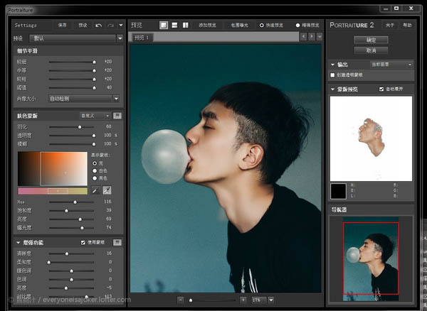 Photoshop创意合成可爱的泡泡头像-人物与气泡的完美溶图教程