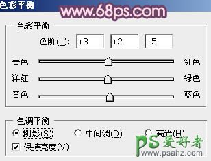 PS给清纯可爱的学生妹纸调出甜美的蓝紫色