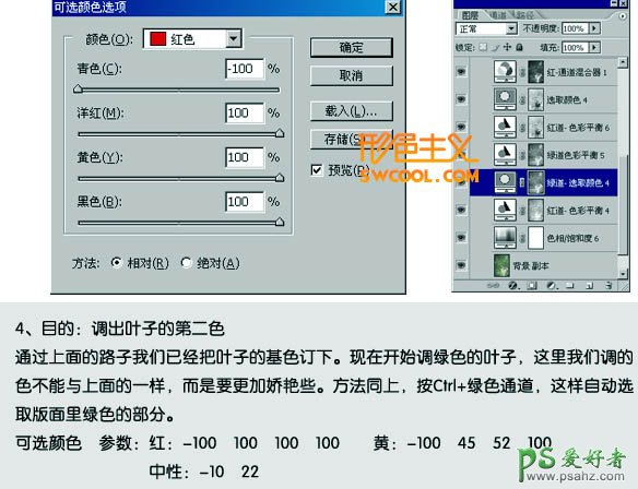 利用PS通道选区调出漂亮MM红橙色写真照效果