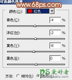 PS调色教程：给树林中的性感美女调出暖暖的橙红色