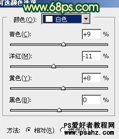 PS调色教程：给室内美女照调出甜美色调