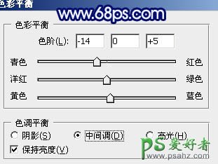 PS调色教程：给梦幻情侣艺术婚片调出个性的色彩