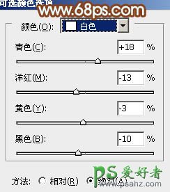 PS调色教程：给深情漂亮的街景少女照片调出甜美的橙红色