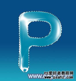 PS文字特效：设计蓝色水体文字特效教程