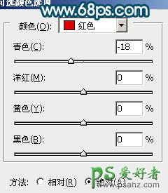 PS给室内人物照调出柔和的淡红色调